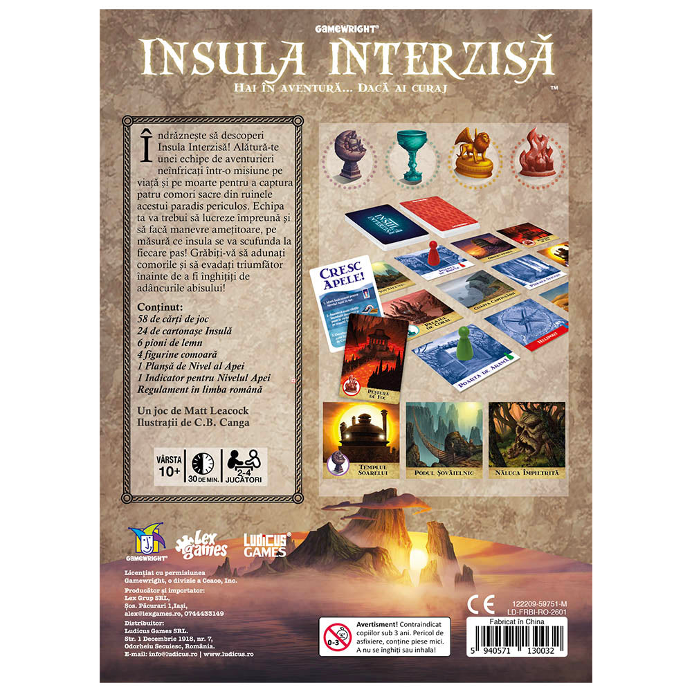PRECOMANDA Insula Interzisa, joc de societate, lb.romana