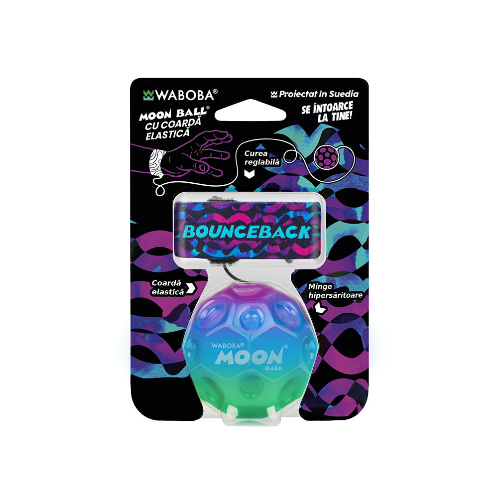 Minge hiper saritoare, cu sistem de prindere - Waboba Bounceback Gradient, culori asortate, RO
