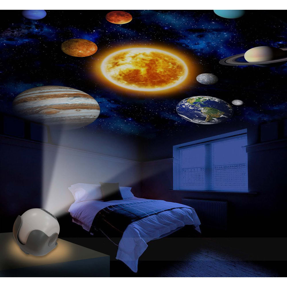 Proiector Planetariu: Stele și planete, functii de focalizare, rotatie motorizata