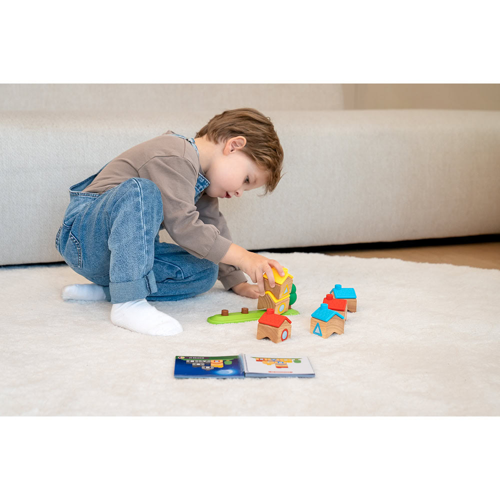 Smart Games - Logic Lane, joc de logica cu 48 de provocari, 3+ ani, editie lb. romana