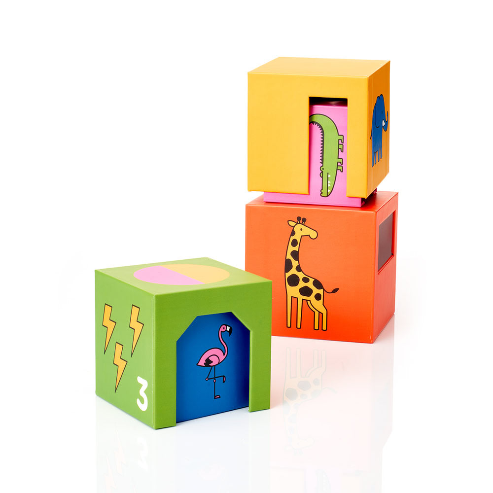 Smart Games - Peek - a - Zoo, joc de logica cu 48 de provocari, 2+ ani, editie lb. romana, editie noua