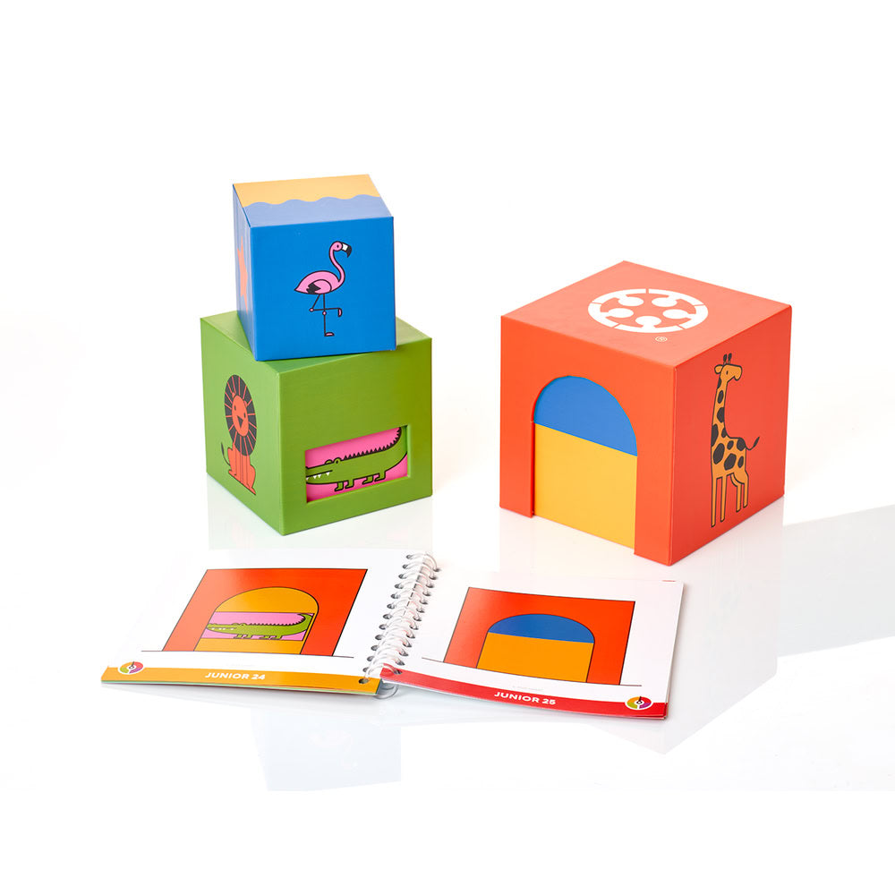 Smart Games - Peek - a - Zoo, joc de logica cu 48 de provocari, 2+ ani, editie lb. romana, editie noua