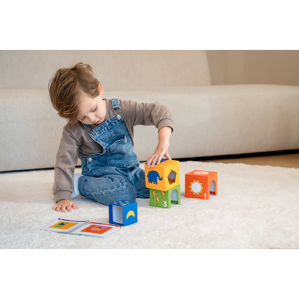 Smart Games - Peek - a - Zoo, joc de logica cu 48 de provocari, 2+ ani, editie lb. romana, editie noua