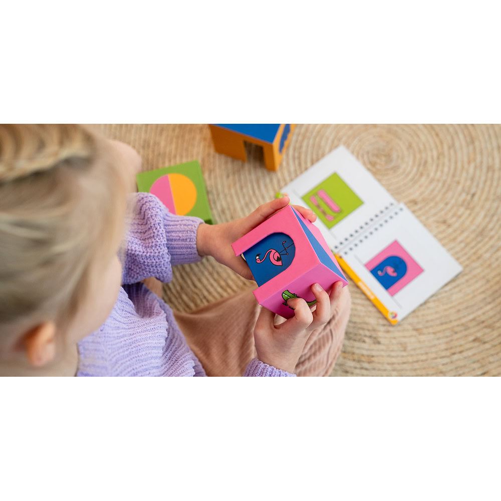 Smart Games - Peek - a - Zoo, joc de logica cu 48 de provocari, 2+ ani, editie lb. romana, editie noua