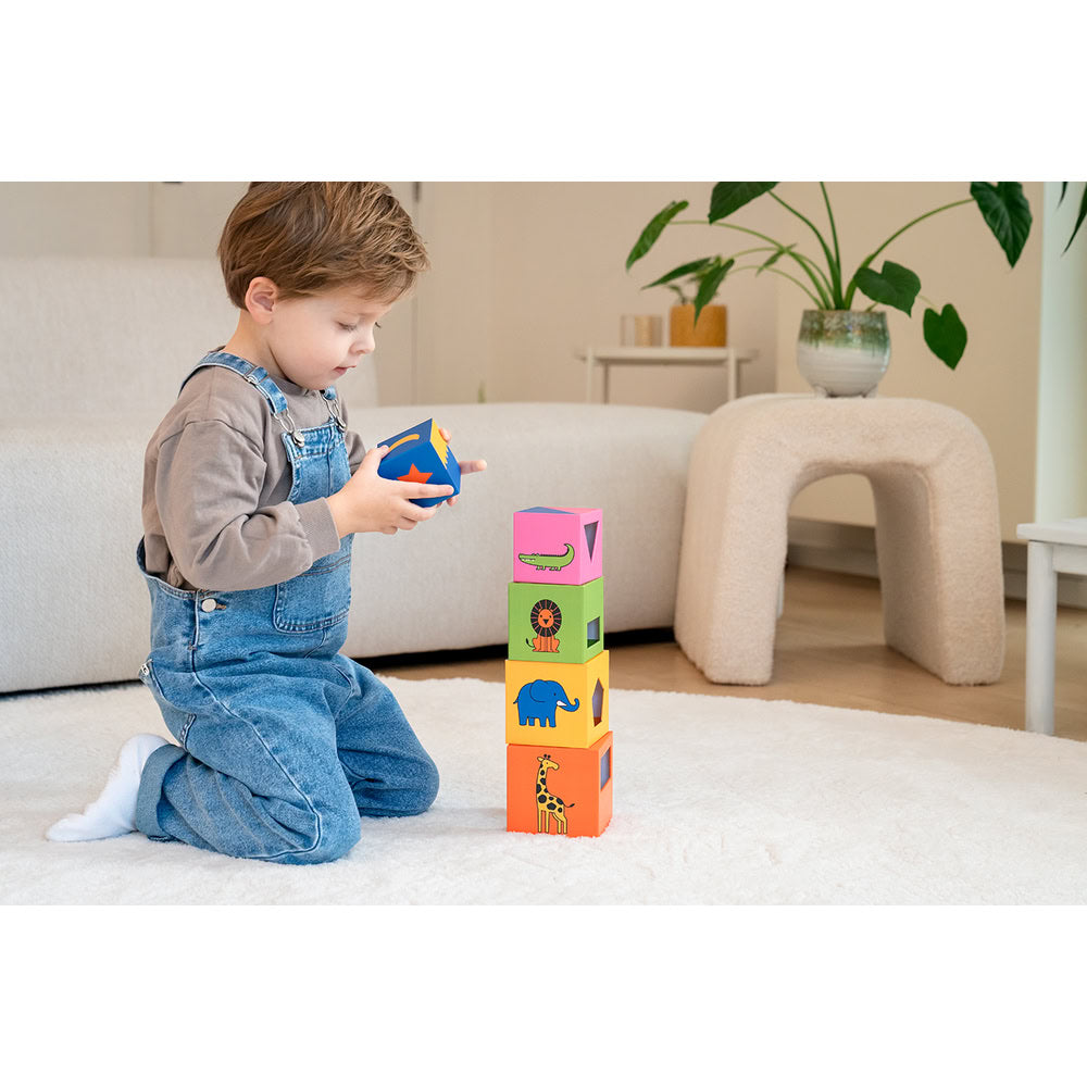 Smart Games - Peek - a - Zoo, joc de logica cu 48 de provocari, 2+ ani, editie lb. romana, editie noua