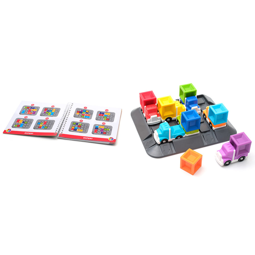 Smart Games - Express Courier, joc de logica cu 80 de provocari, 9+ ani, editie lb. Romana