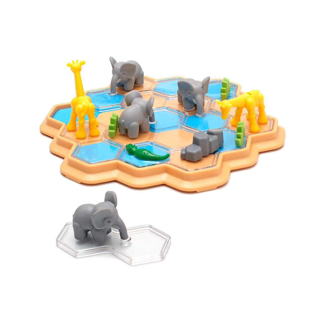 Smart Games - Croco Tiles, joc de logica cu 60 de provocari, 6+ ani, editie lb. Romana