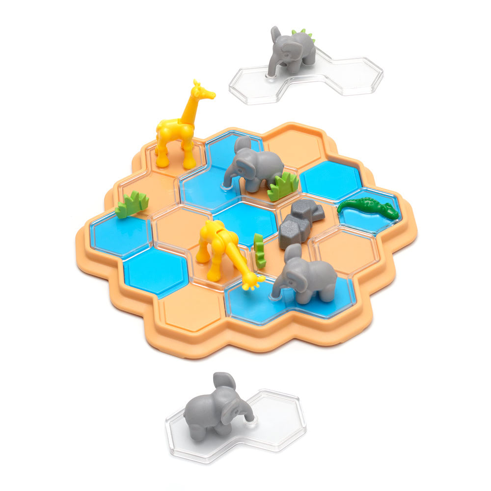 Smart Games - Croco Tiles, joc de logica cu 60 de provocari, 6+ ani, editie lb. Romana