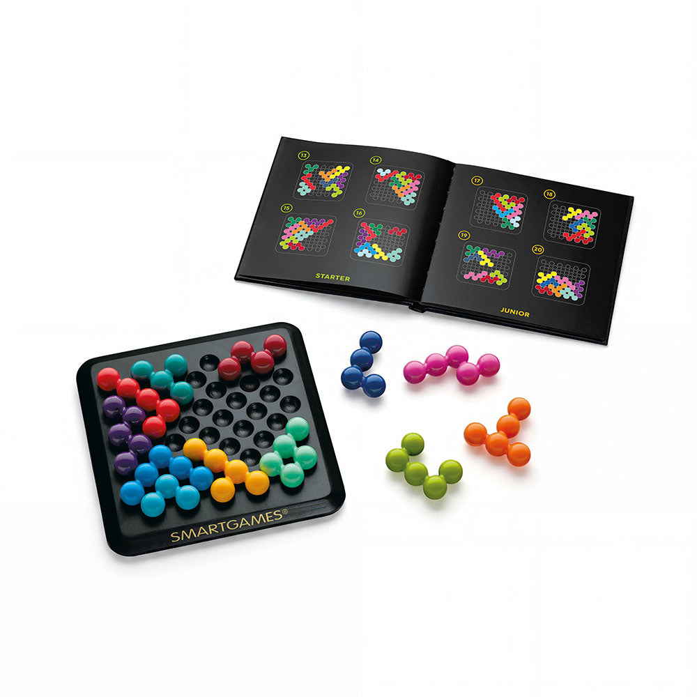 Smart Games - IQ Deluxe - Puzzler, joc de logica cu 120 de provocari, 14+ ani, editie lb. Romana