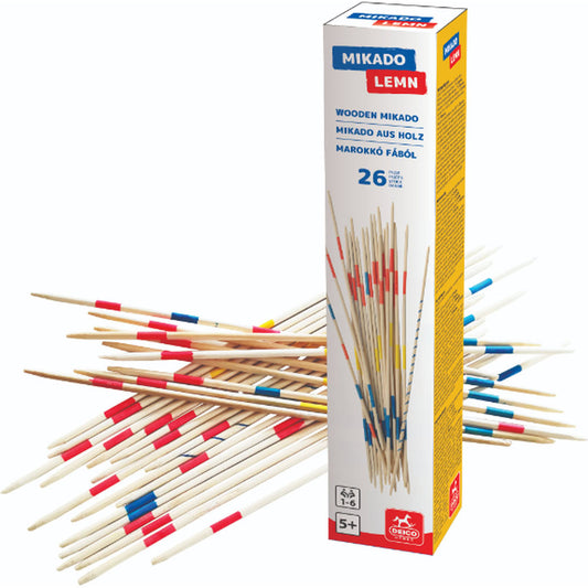 Mikado, joc de dexteritate, de ridicat betisoare, din lemn
