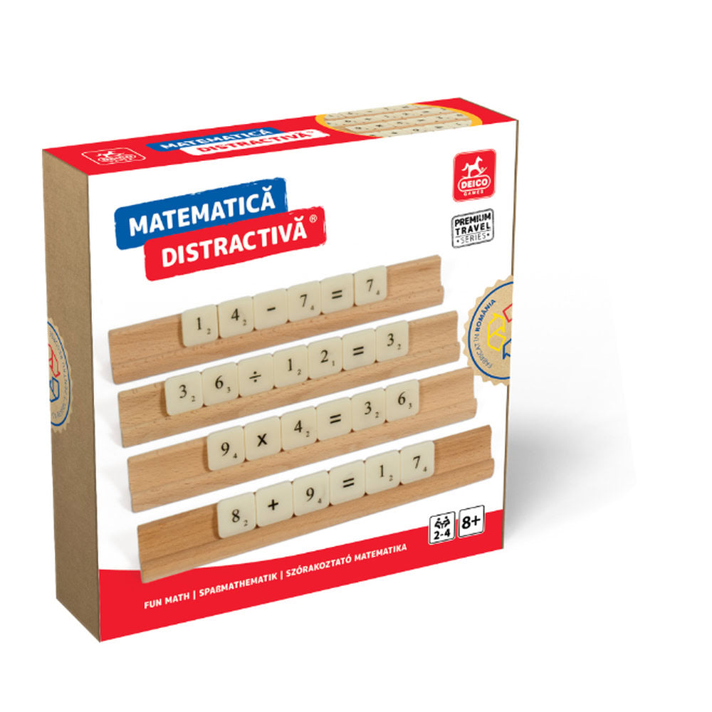 Matematica distractiva, joc educativ, editie de buzunar
