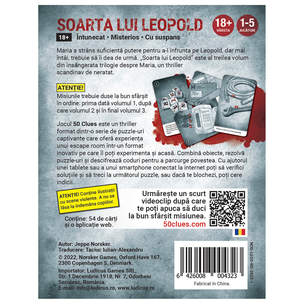 Pachet : 50 Clues - Pendulul Mortii + Ritualul Nopti Albe + Soarta lui Leopold