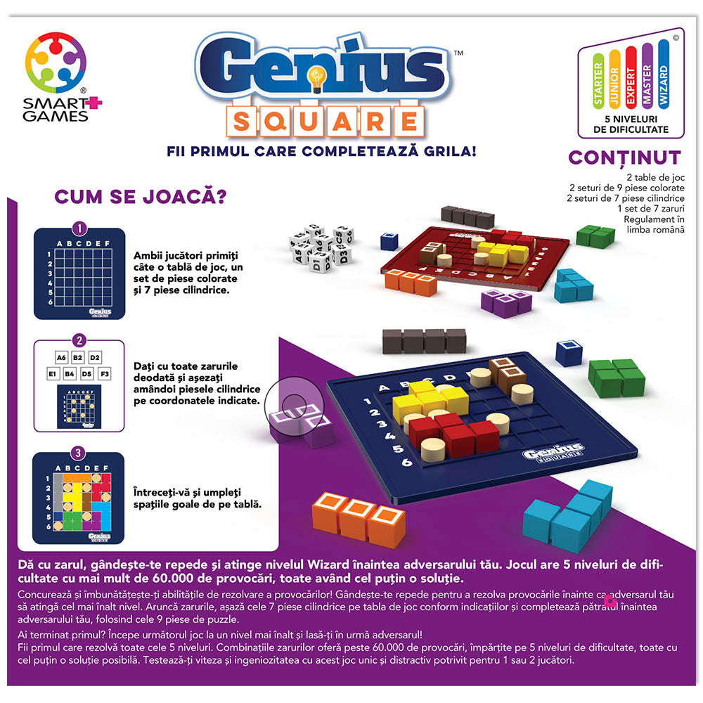 Genius Square, editie lb.romana