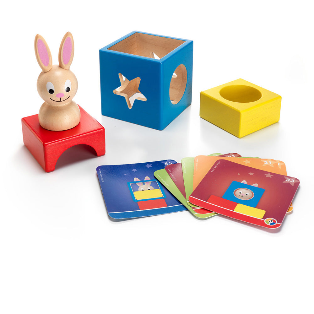 Smart Games - Bunny Boo, joc de logica cu 60 de provocari, 2+ ani, editie lb. Romana