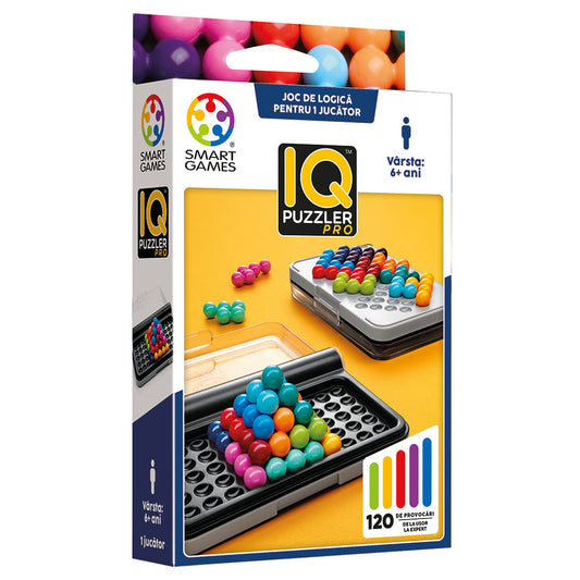 Smart Games - IQ Puzzler Pro, joc de logica cu 120 de provocari, 8+ ani, editie lb. Romana