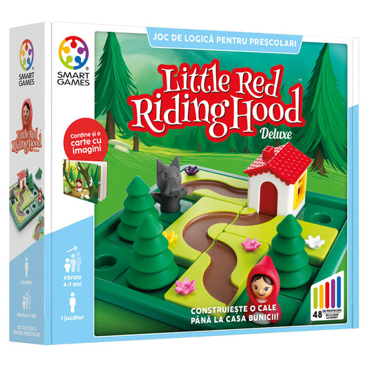 Smart Games - Little Red Riding Hood - Deluxe, joc de logica cu 48 de provocari, 4+ ani, editie lb. Romana