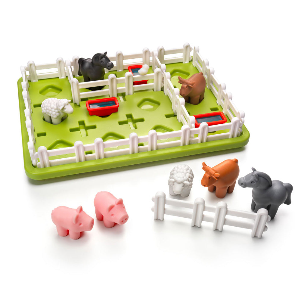 Smart Games - Smart Farmer, joc de logica cu 60 de provocari, 4+ ani, editie lb. Romana