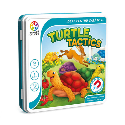 Smart Games - Turtle Tactics, joc de logica cu 48 de provocari, 5+ ani, editie lb. Romana