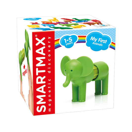 Joc magnetic Smart Max, My First Safari Animals, Elefantul, 3 piese