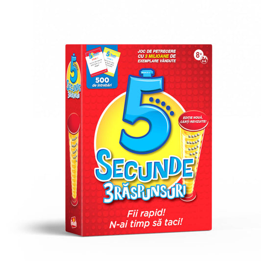 5 Secunde 3 Raspunsuri, joc de petrecere, lb.romana
