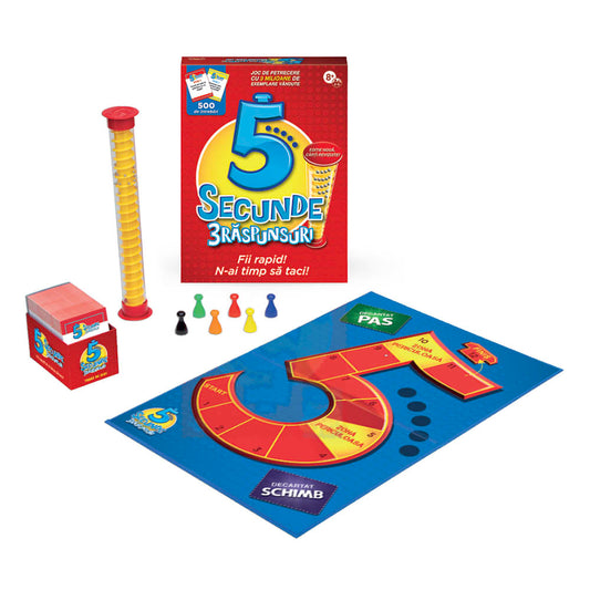 5 Secunde 3 Raspunsuri, joc de petrecere, lb.romana