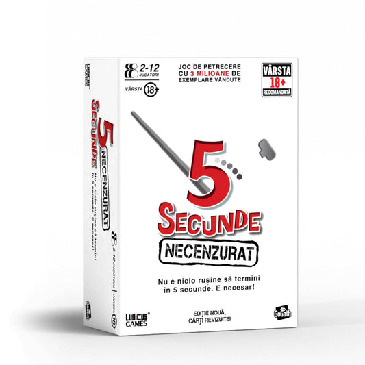 5 Secunde - Necenzurat, joc de petrecere, lb.romana