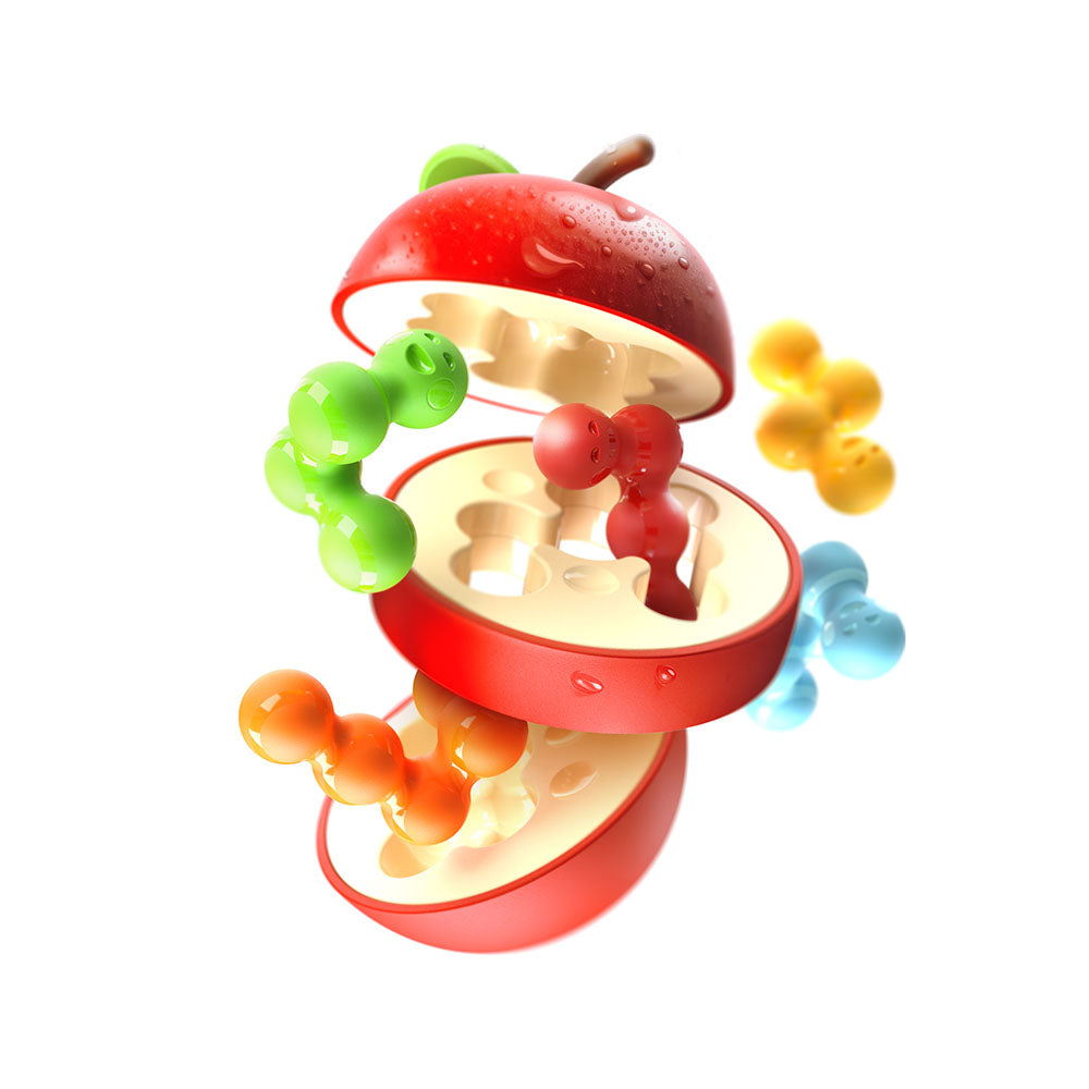 Smart Games - Apple Puzzler, joc de logica cu 80 de provocari, 8+ ani, editie lb. Romana