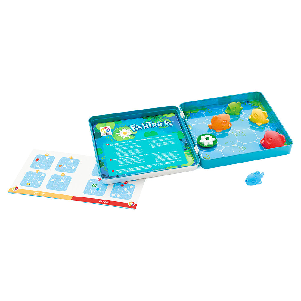 Smart Games - FishTricks, joc de logica cu 48 de provocari, 5+ ani, editie lb. romana