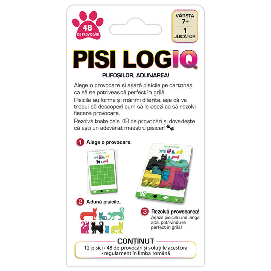 Joc Pisi Logiq - 48 provocari logice cu pisici