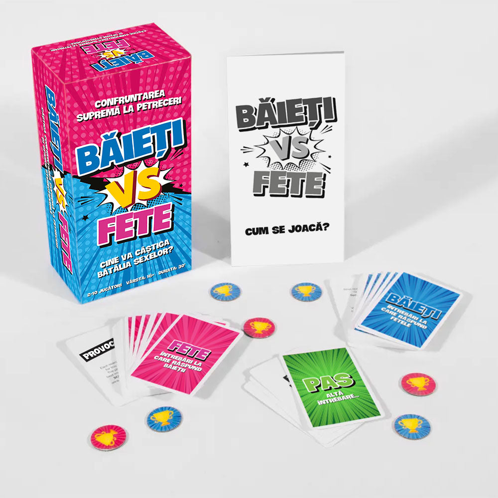Baieti vs Fete, joc de petrecere, lb. romana