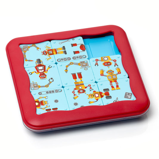Smart Games - Robot Factory, joc de logica cu 48 de provocari, 8+ ani, editie lb. romana