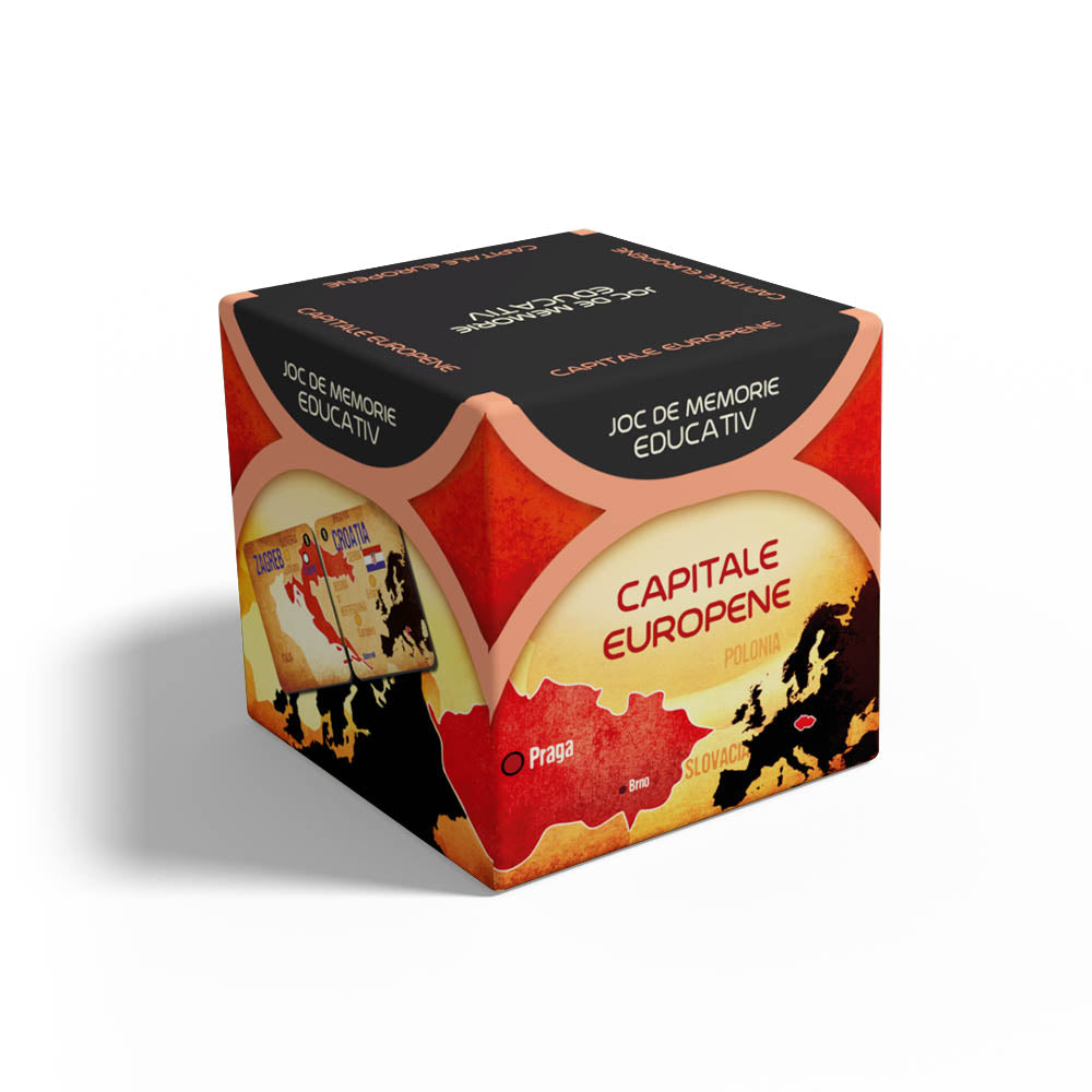 Joc de memorie educativ, Smart Memo, Capitale Europene, lb.romana