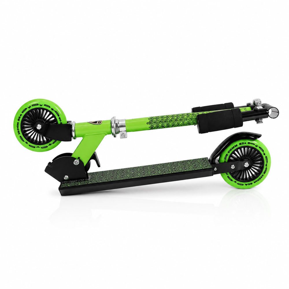 Trotineta copii pliabila, verde, Lamborghini Kick'n'Roll L6 120, ghidon reglabil, design sport, 8+ ani, suport maxim 50 kg