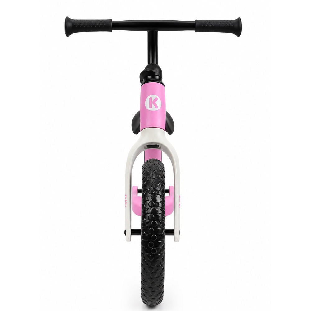 Bicicleta fara pedale pentru copii, roz, Kick'n'Roll B360, reglabila, cadru si spite cu efecte luminoase, 3+ ani, suport maxim 30 kg