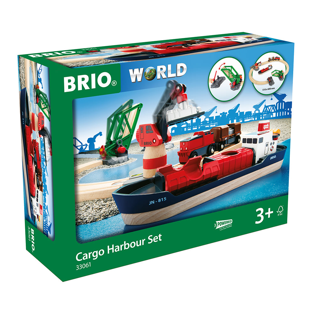 Set trenulet port - BRIO, 3+ ani