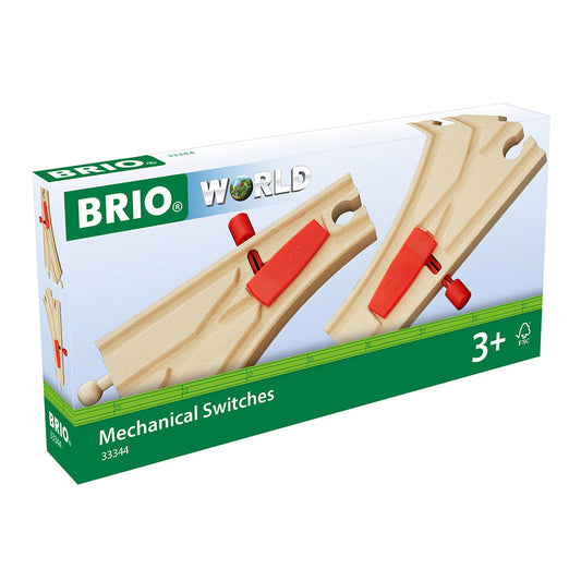 Macaz mecanic pentru trenulete BRIO, 3+ ani