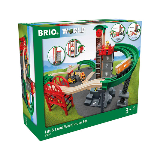 Set trenulet cu lift BRIO, 3+ ani