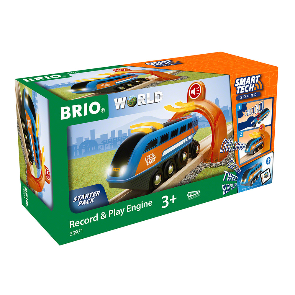 Locomotiva inteligenta cu inregistrare si redare de sunete personalizate BRIO, 3+ ani