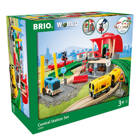 Set trenulet cu gara BRIO, 3+ ani