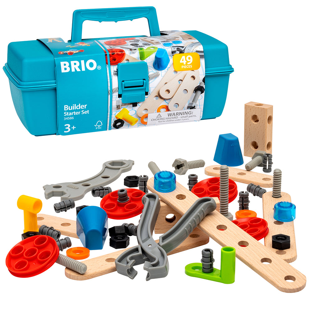 Jucarie set de constructie cu 49 piese BRIO, 3+ ani