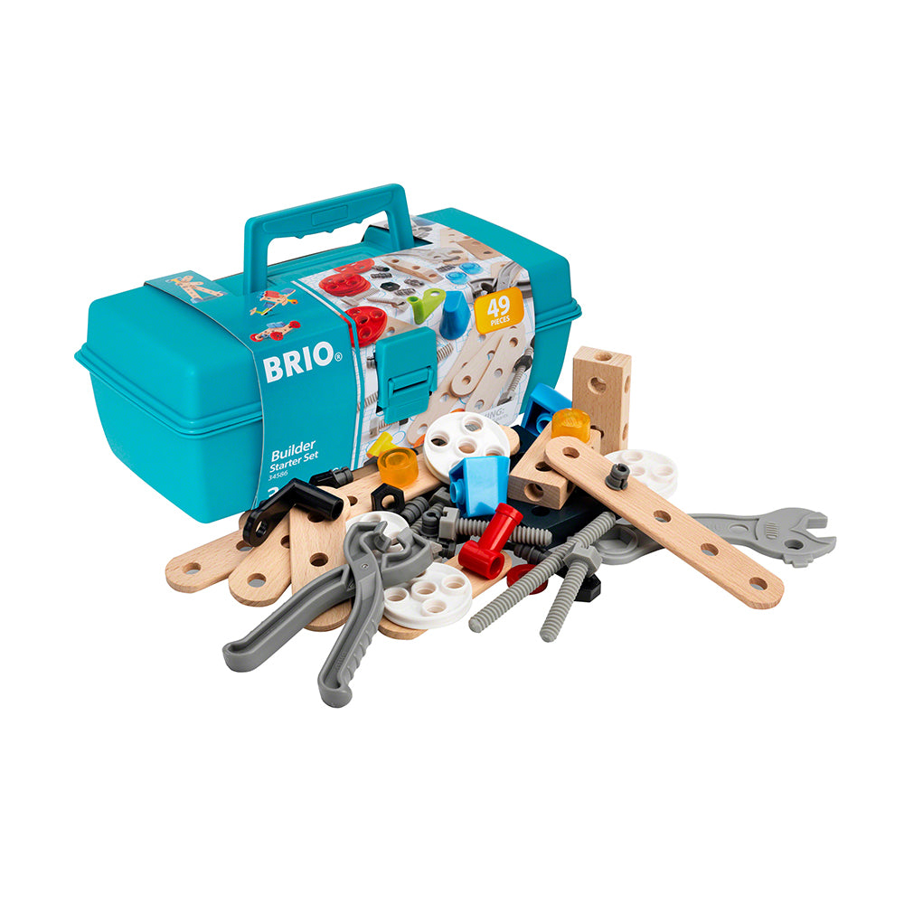 Jucarie set de constructie cu 49 piese BRIO, 3+ ani