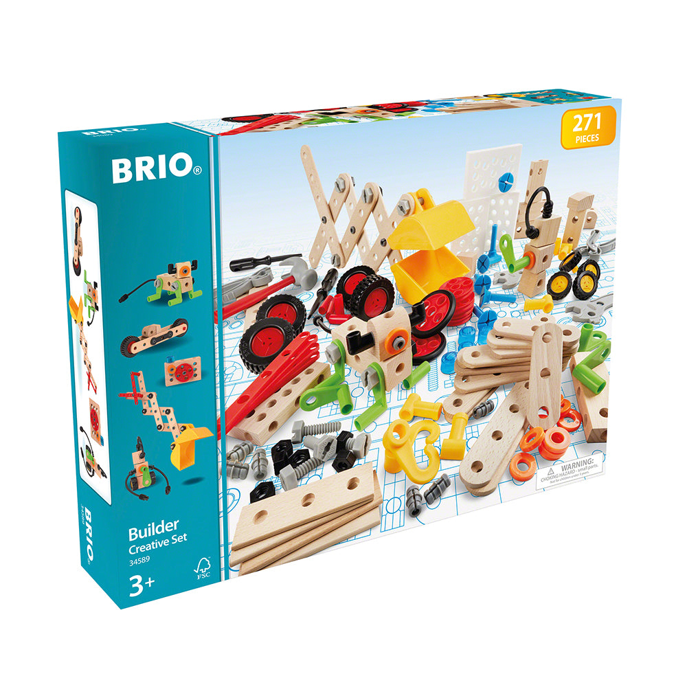 Jucarie set de constructie Creativ cu 271 piese BRIO, 3+ ani