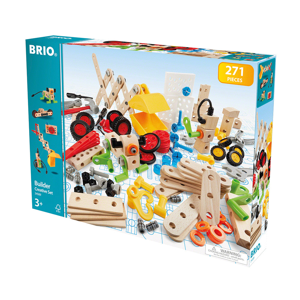 Jucarie set de constructie Creativ cu 271 piese BRIO, 3+ ani