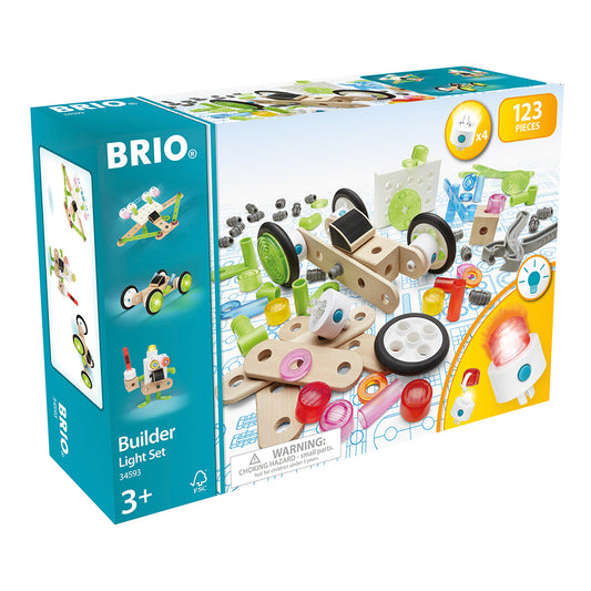 Jucarie set constructie cu lumini,  123 piese BRIO, 3+ ani