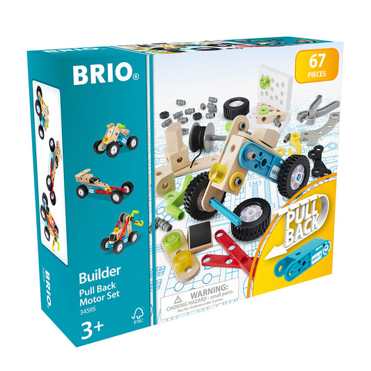 Jucarie set constructie cu motor,  67 piese BRIO, 3+ ani