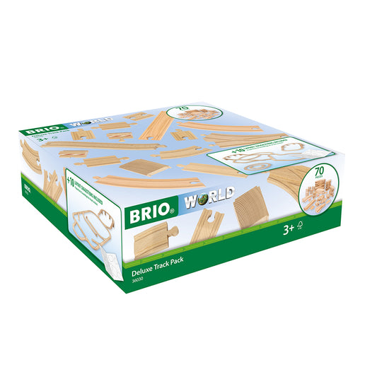 Set Sine Deluxe, 70 piese pentru trenulete BRIO, 3+ ani