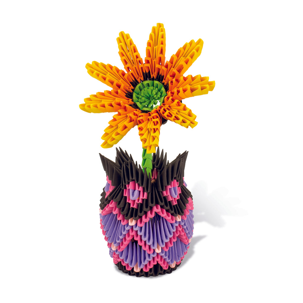 Imagine - Origami 3D, Creagami - Vaza cu flori, 698 piese