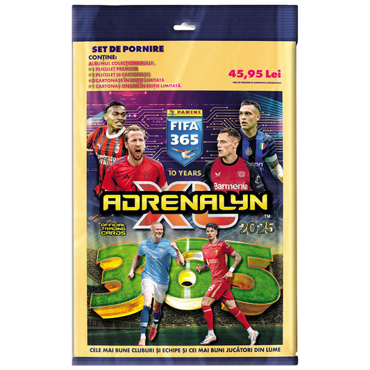 25 Seturi Panini FIFA 365 Adrenalyn XL 2025 - Mega Starter Pack