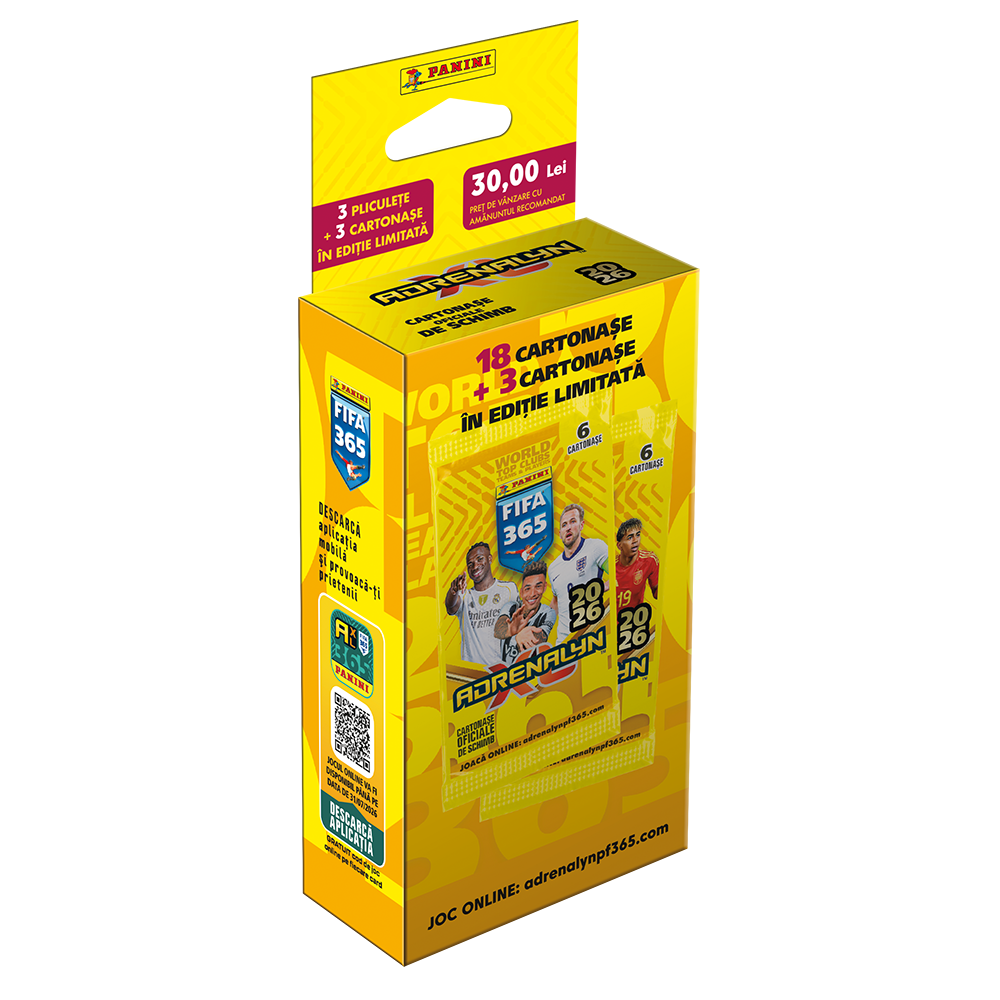 Set de carti Panini FIFA 365 Adrenalyn XL 2026 - Ecoblister