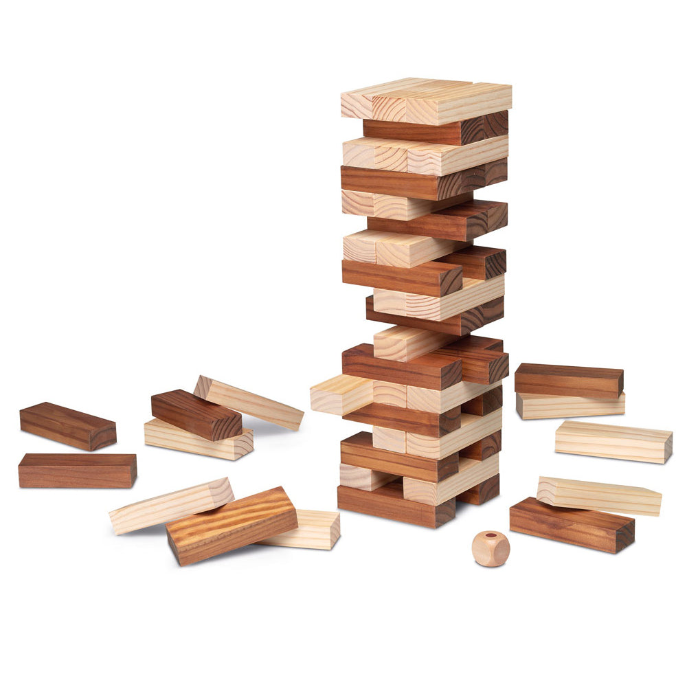 Imagine Joc turnul de lemn natural, Block & Block Cayro